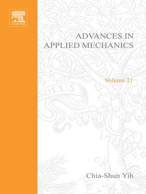 cover image of Advances in Applied Mechanics